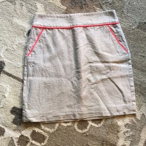 Loft linen skirt